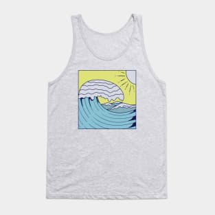 Blue Waves Tank Top